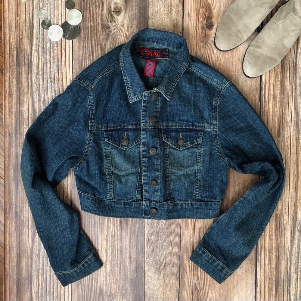Cropped Denim Jacket